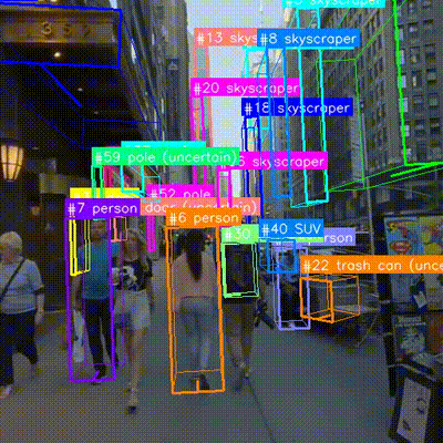 WildDet3D zero-shot tracking